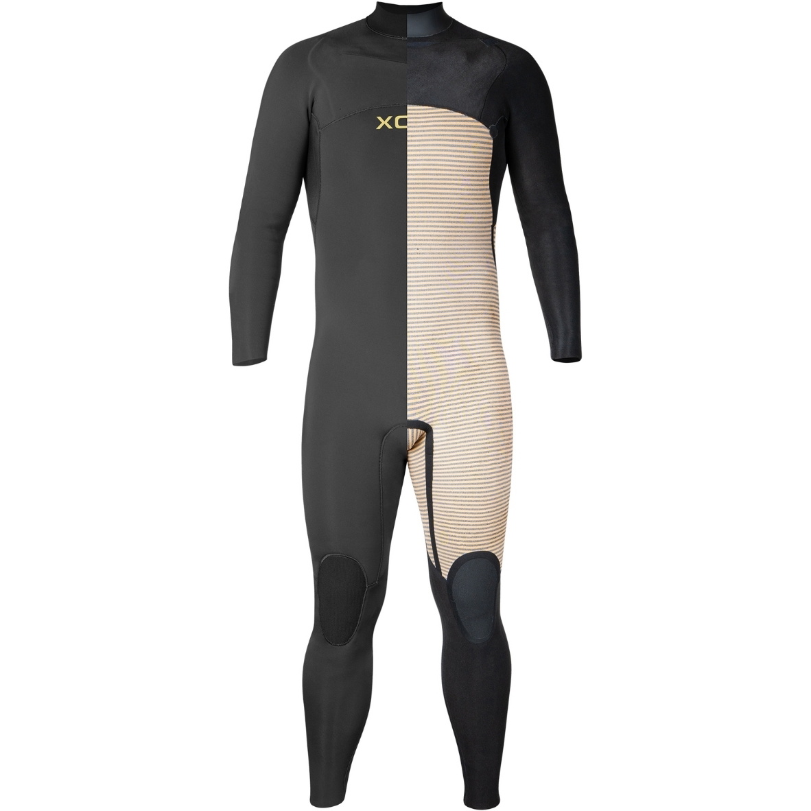 2025 Xcel Mens Comp 5/4mm Chest Zip Wetsuit MN54ZXC4 - Slate Black